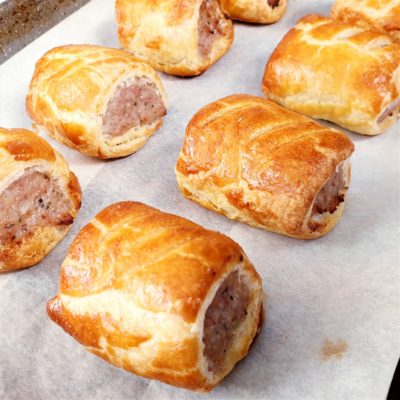 Puff Pastry Sausage Rolls