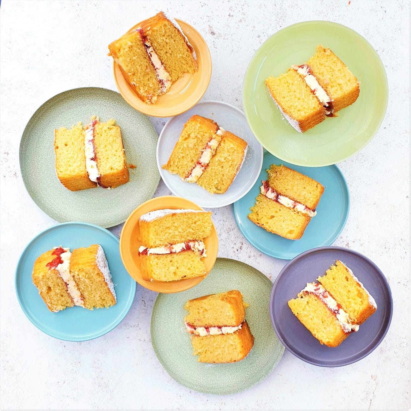Victoria Sandwich Cake with Buttercream Feast Glorious Feast