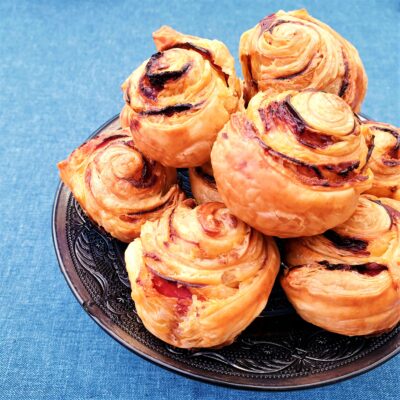 Chorizo Rose Tarts