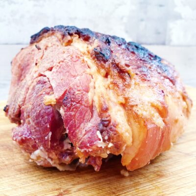 Ginger Beer Boiled Ham with Boozy Glaze