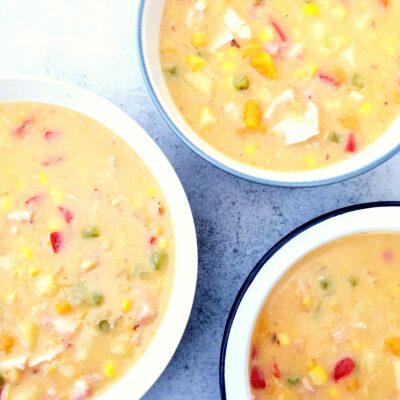 Turkey Soup with Butternut Squash (Chowder Style)