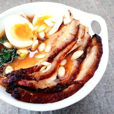 Korean Ramen with Belly Pork