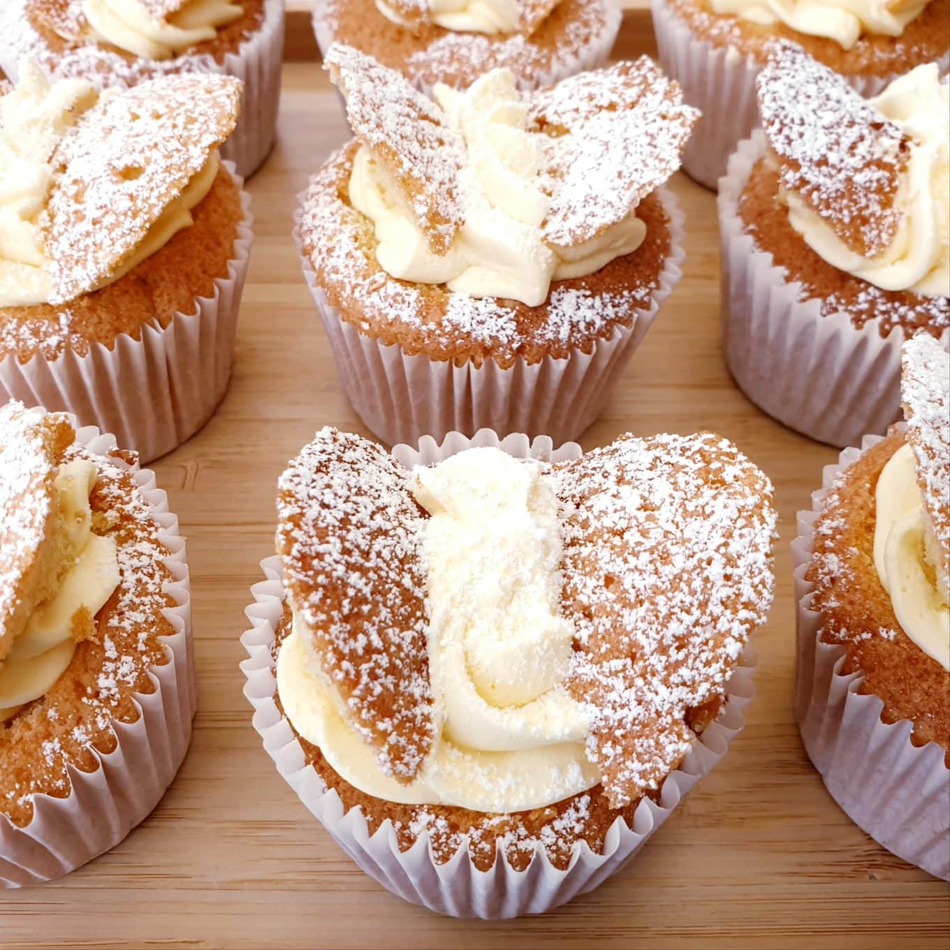 Vanilla Butterfly Fairy Cakes Feast Glorious Feast