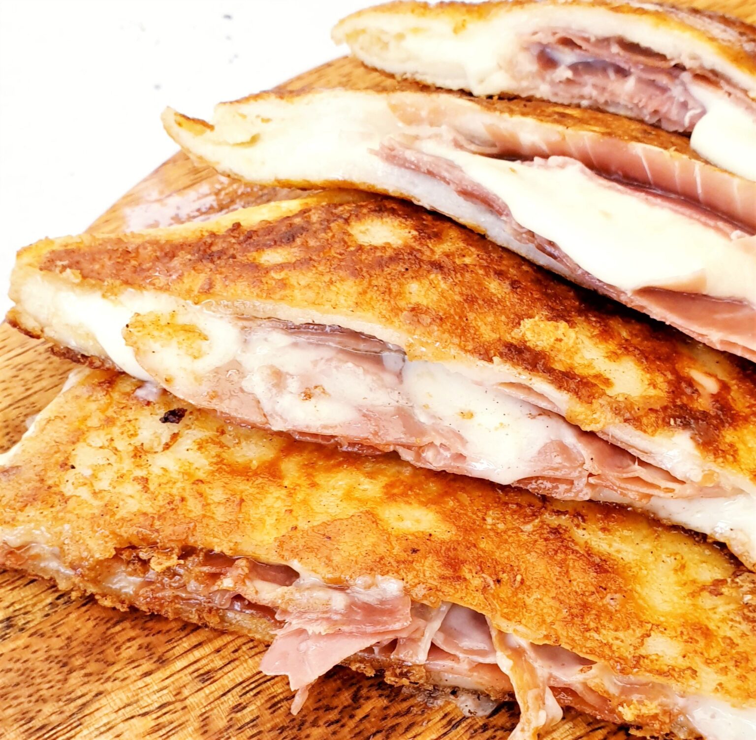 Eggy Fried Cheese Sandwich (Mozzarella Carrozza) – Feast Glorious Feast