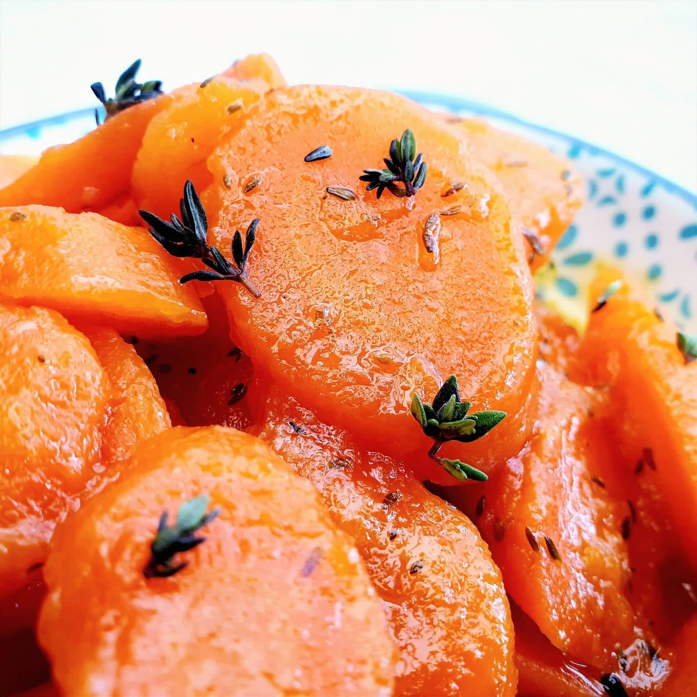 Vichy Carrots with Thyme (Glazed Carrots) Feast Glorious Feast