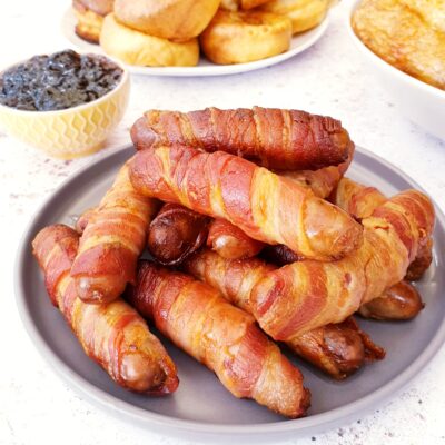 Pigs in Blankets (UK Bacon Wrapped Sausages)