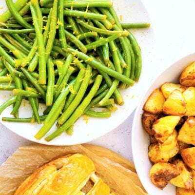 Buttery Lemon & Garlic Green Beans