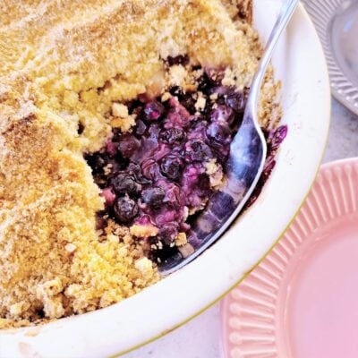 Apple & Blueberry Crumble
