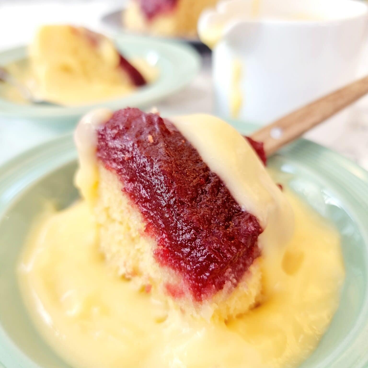 Microwave Jam Sponge Pudding Feast Glorious Feast