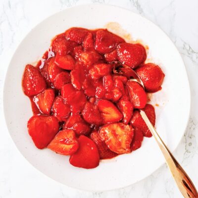 Easy Roasted Strawberries