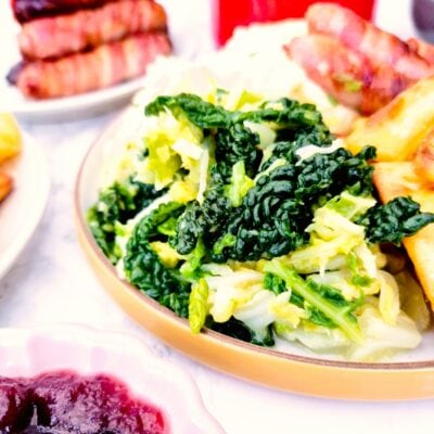 Simple Buttered Savoy Cabbage