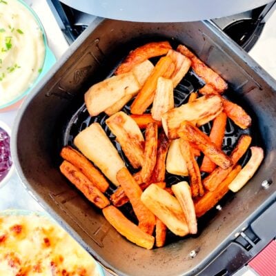 Simple Air Fryer Carrots & Parsnips