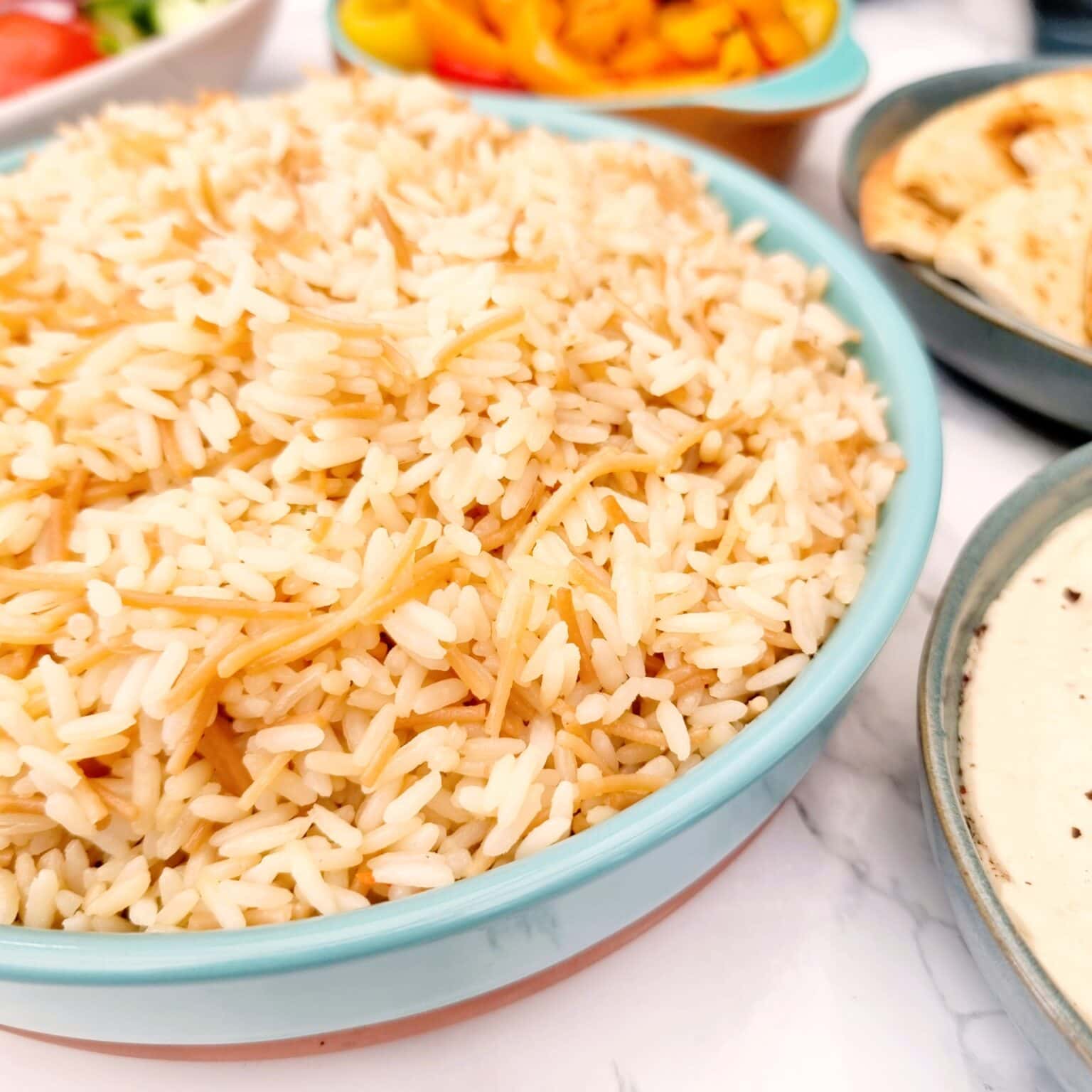 Turkish Rice with Vermicelli Pasta (Şehriyeli Pilav) – Feast Glorious Feast