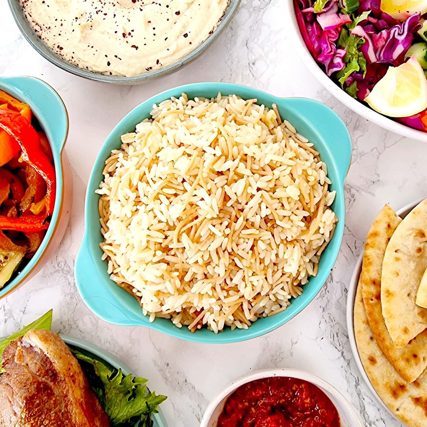 Turkish Butter Rice Turkish Rice with Vermicelli Pasta (Şehriyeli Pilav) – Feast Glorious Feast