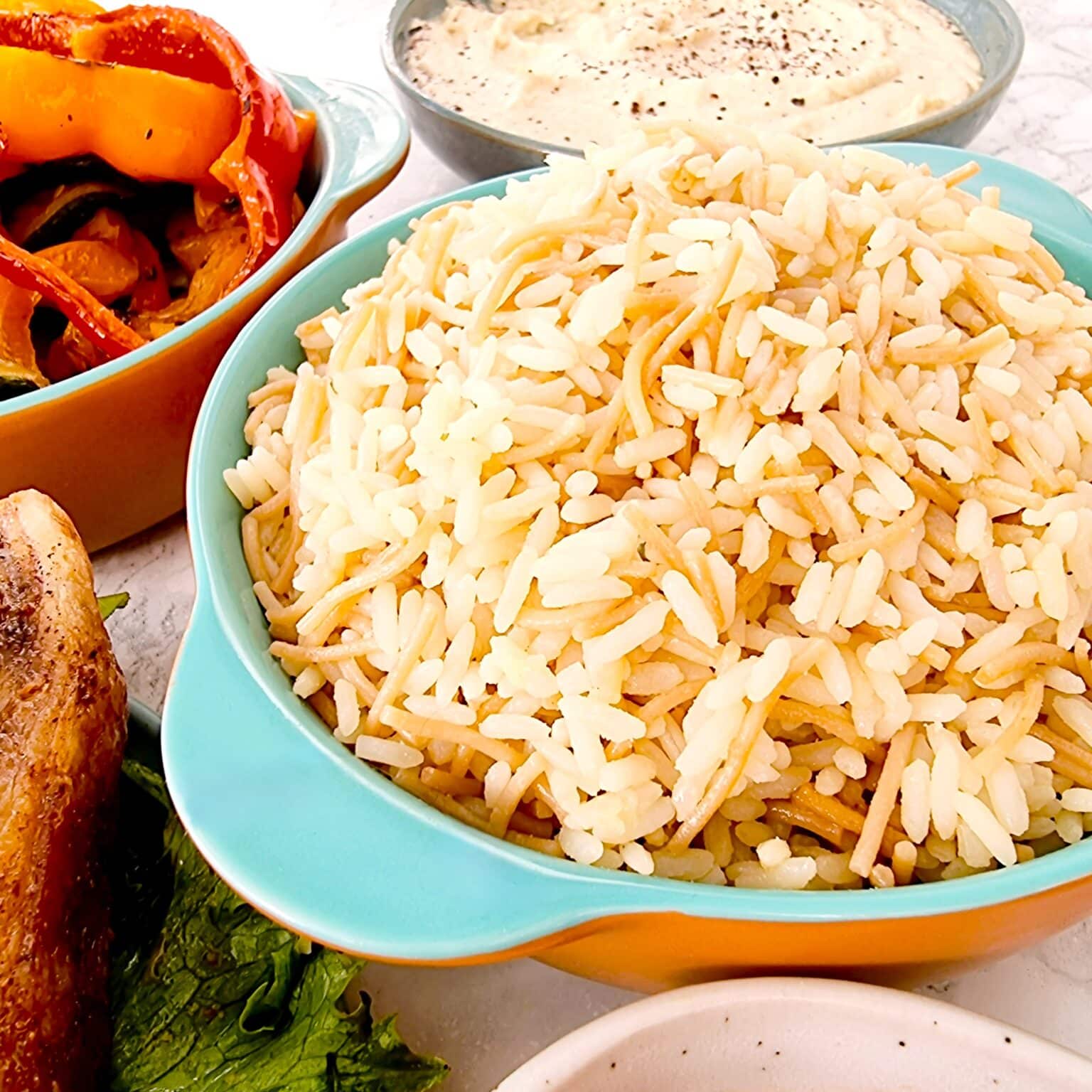 Turkish Rice with Vermicelli Pasta (Şehriyeli Pilav) – Feast Glorious Feast