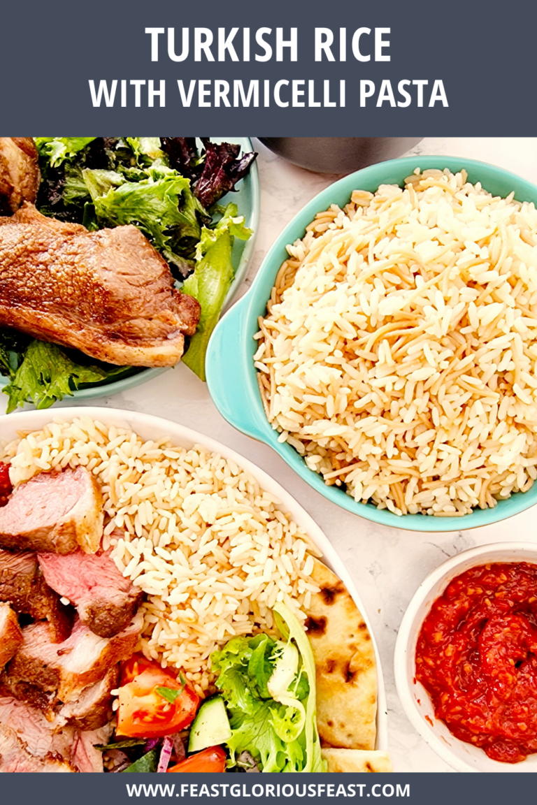 Turkish Butter Rice Turkish Rice with Vermicelli Pasta (Şehriyeli Pilav) – Feast Glorious Feast