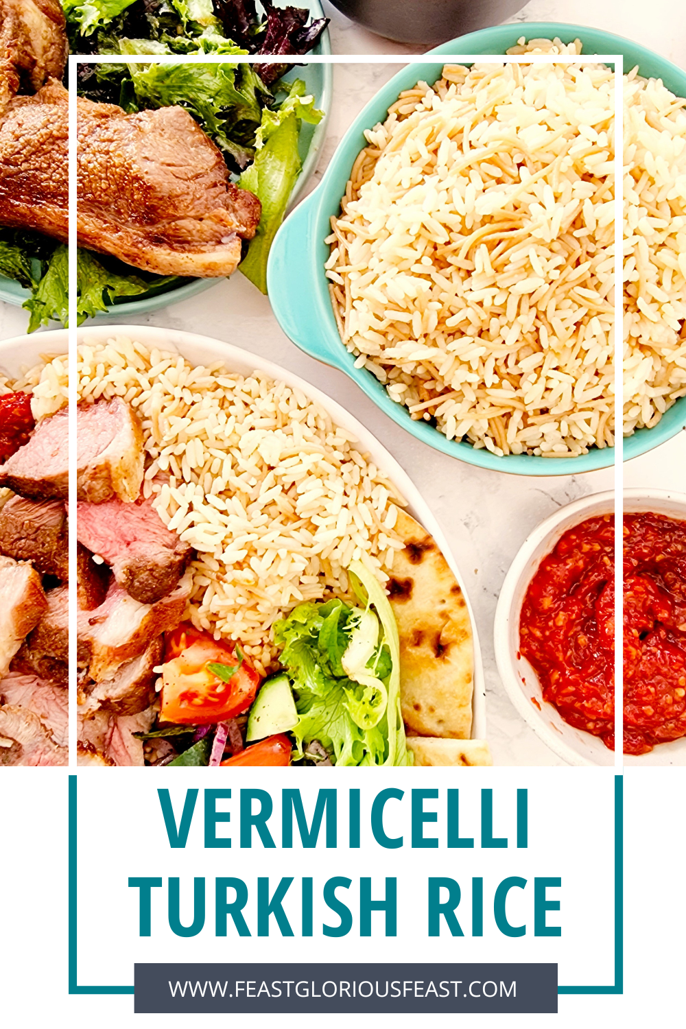 Turkish Rice with Vermicelli Pasta (Şehriyeli Pilav) – Feast Glorious Feast