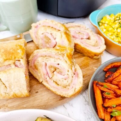 Bacon Onion Roly-Poly Pudding (Air Fryer Recipe)