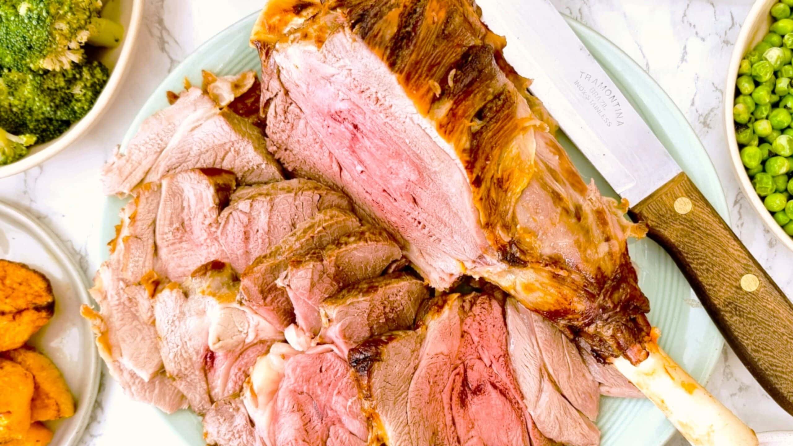 Simple Roast Half Leg of Lamb – Feast Glorious Feast