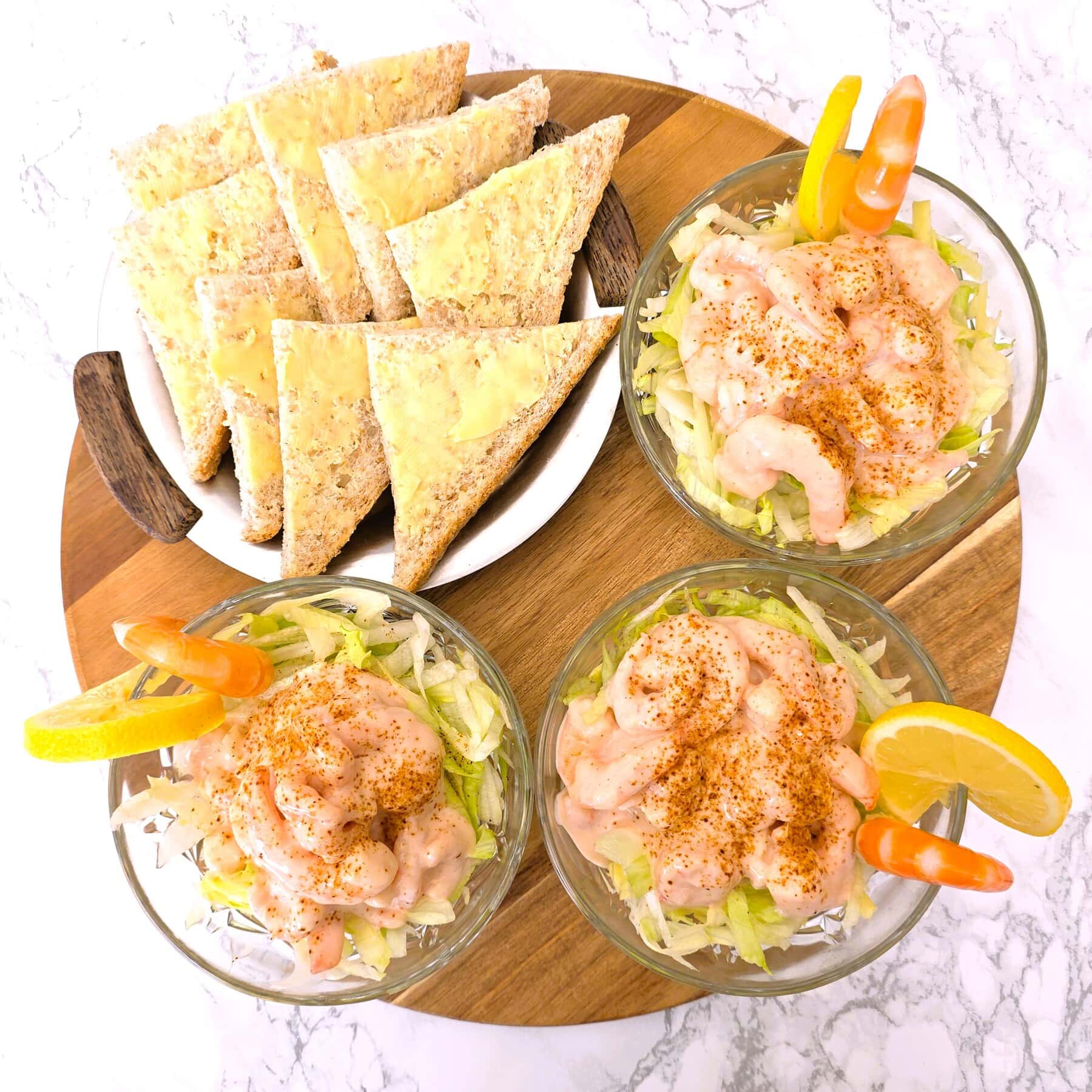 Prawn Cocktail Stack Retro Prawn Cocktail - Shrimp Cocktail – Feast Glorious Feast